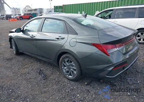 2025 Hyundai Elantra Hybrid Blue from USA, damaged, VIN KMHLM4DJ5SU140872